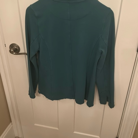 Neon Buddha Green Fleece Jacket with glam button front, size S - Picture 6 of 8